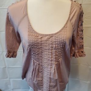 ELLE mauve pink blouse